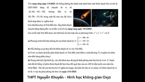 THPT Nguyễn Khuyến: Vào rạng sáng ngày 1/1/2025, hệ thống phòng thủ hành tinh phát hiện