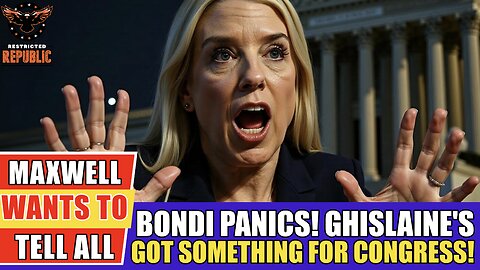 Ghislaine Drops BOMBSHELL to Congress! Bondi INSTANTLY RUSHES to SCOTUS with Shocking Request!