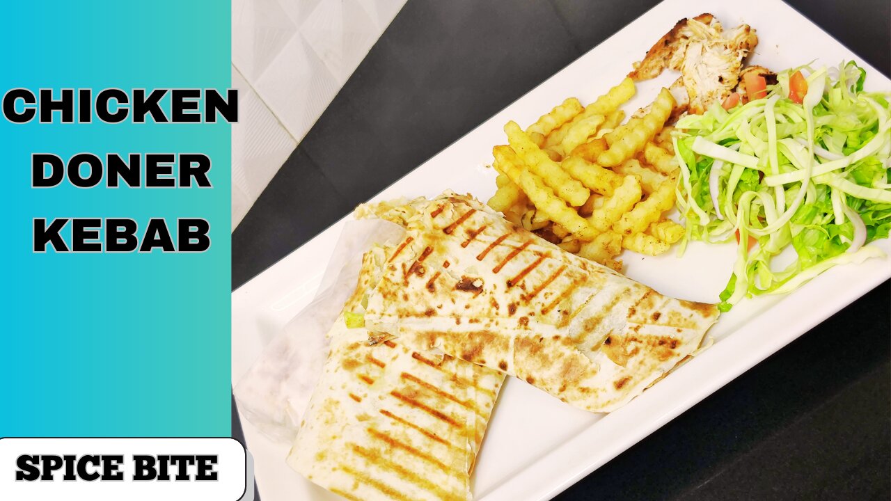 Chicken Doner kebab Recipe By Spice Bite