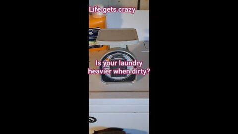 How much your dirty laundry weighs?