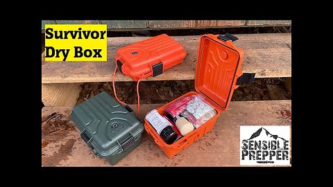 Survivor Dry Box : Survival Kit, Trauma Kit, Electronics and EDC