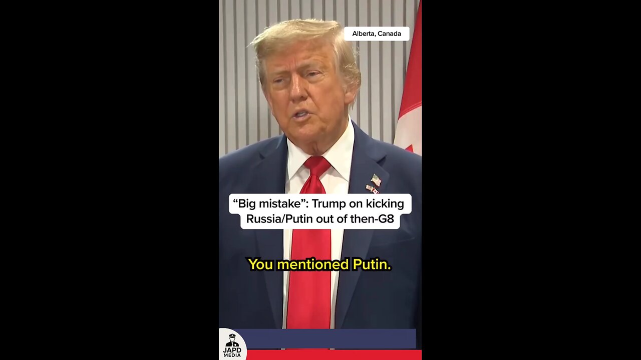 Trump says removing Russia from G8 was a big mistake, claims it could’ve prevented war with Ukraine.