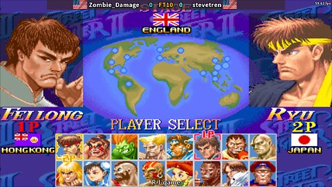 街霸2X Zombie_Damage VS stevetren 2025-8-4 FT10