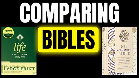 NIV Application Bible vs NLT Life Application Bible — Side-by-Side Review in the Book of Ezra