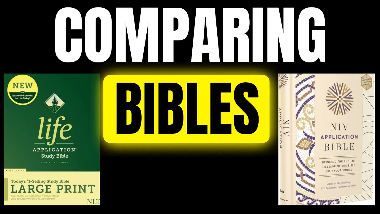 NIV Application Bible vs NLT Life Application Bible — Side-by-Side Review in the Book of Ezra