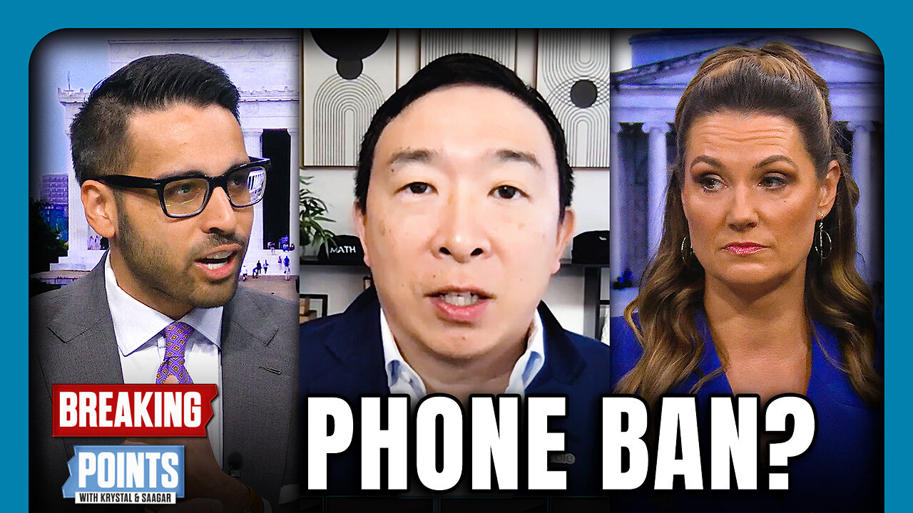 Andrew Yang: Phones Should Be BANNED In Schools