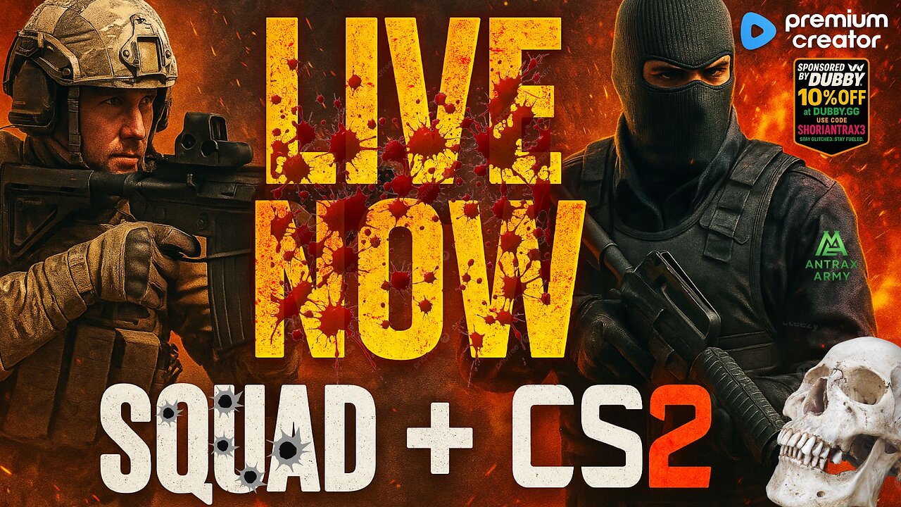 LIVE: Squad UE5 Launch... Tactical Chaos with the Antrax Army!