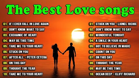 [Lyrics] Timeless songs of 80s 90s 💖 All Time Favorite Hits Songs 💕 Romantic Old Love Songs Playlist