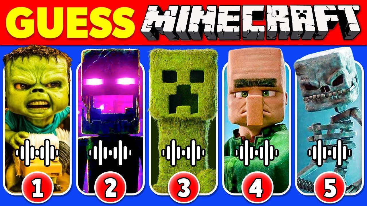 🔊 Guess the Minecraft Movie Characters by Their Voice 🔥⛏️💎 A Minecraft Movie Songs Quiz