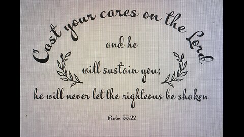 Only the Peace Of Jesus Will See Us Through