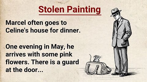 Learn English Through Story ⭐ Stolen Painting | English Short Story with Subtitles
