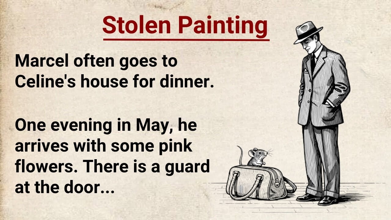 Learn English Through Story ⭐ Stolen Painting | English Short Story with Subtitles