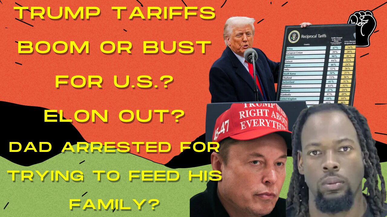 Trump's "Liberation Day" Tariffs ALREADY Tanking Economy, Elon Out, Father Arrested