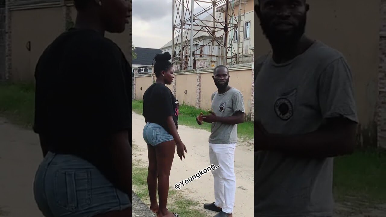 CUCUMBER PRANK ON A THICK SINGLE LADY