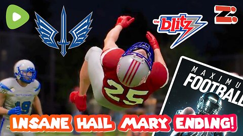 Insane HAIL MARY Ending! St. Louis Battlehawks Vs Chicago Blitz (Maximum Football Xbox Series S)