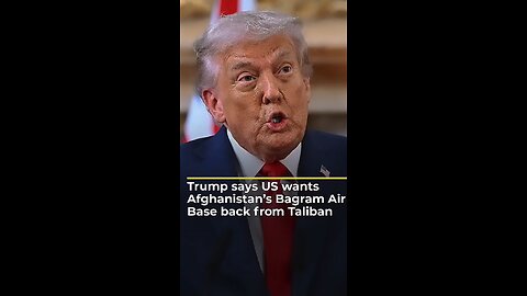 Trump says US wants Afghanistan's