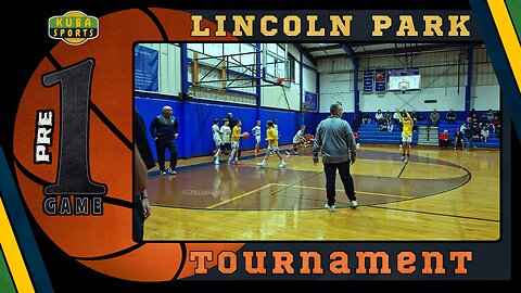 Pre-Game Warmups, Jefferson Falcons at Lincoln Park Tournament