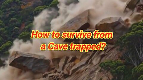 How To Survive From A Cave Trapped