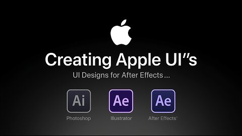 creating apple style ui designs in after effects
