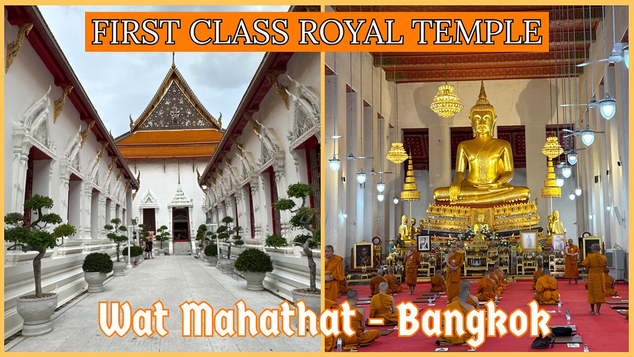 Wat Mahathat วัดมหาธาตุยุวราชรังสฤษฎิ์ - Historic First Class Royal Temple - Bangkok Thailand 2025