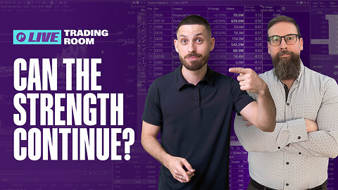 Live Trading: Why Today Could Be Bounce Back Day?