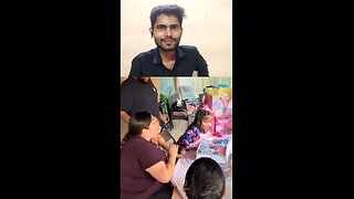 beti ke munh per pita Ne cake mara