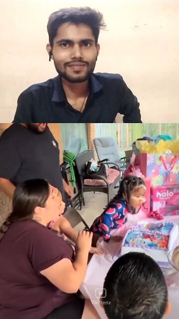 beti ke munh per pita Ne cake mara