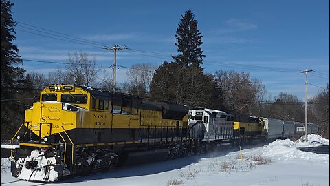 NYS&W South Towards Homer NY & CSX In East Syracuse Past CP286