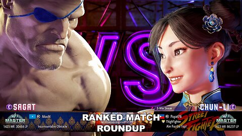 Kuya Kalbo SF6 Ranked Match Roundup. Chun Li Master Rank [Hori Fight Stick]