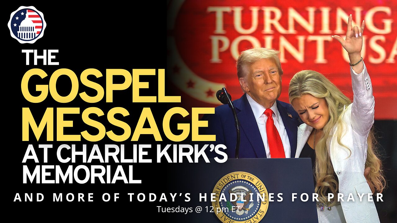 The Gospel Message at Charlie Kirk's Memorial