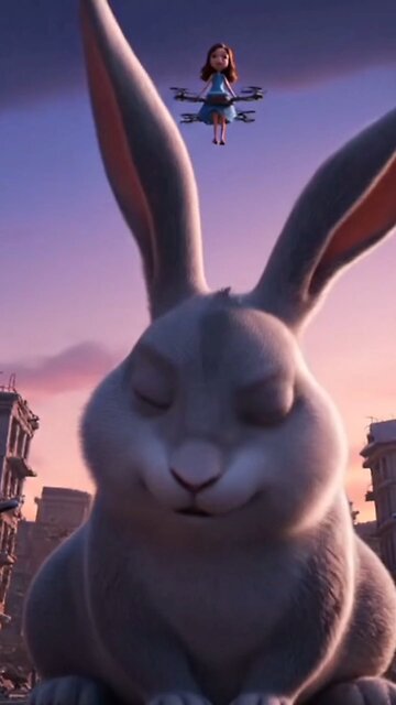 Giant Rabbit Falls Asleep to Her Lullaby!#rabbitrescue