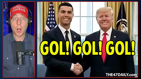 Trump Surprises Barron With Ronaldo Visit at Saudi State Dinner