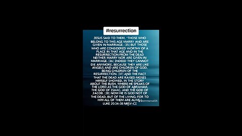 resurrection #biblebuild #bibleverse #bibleverseoftheday #bible #christiantiktok