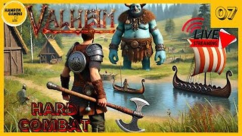 Valheim : A HUGE Open World Viking Survival : Hard Combat : LUCKIEST Land EVER!!!