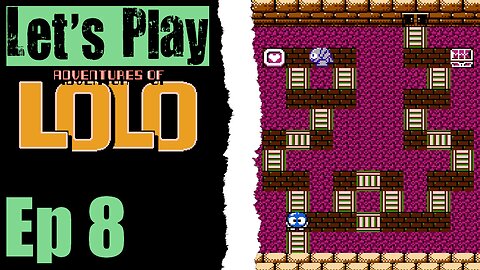 Let's Play Adventures Of Lolo - 08 Half Block Magic