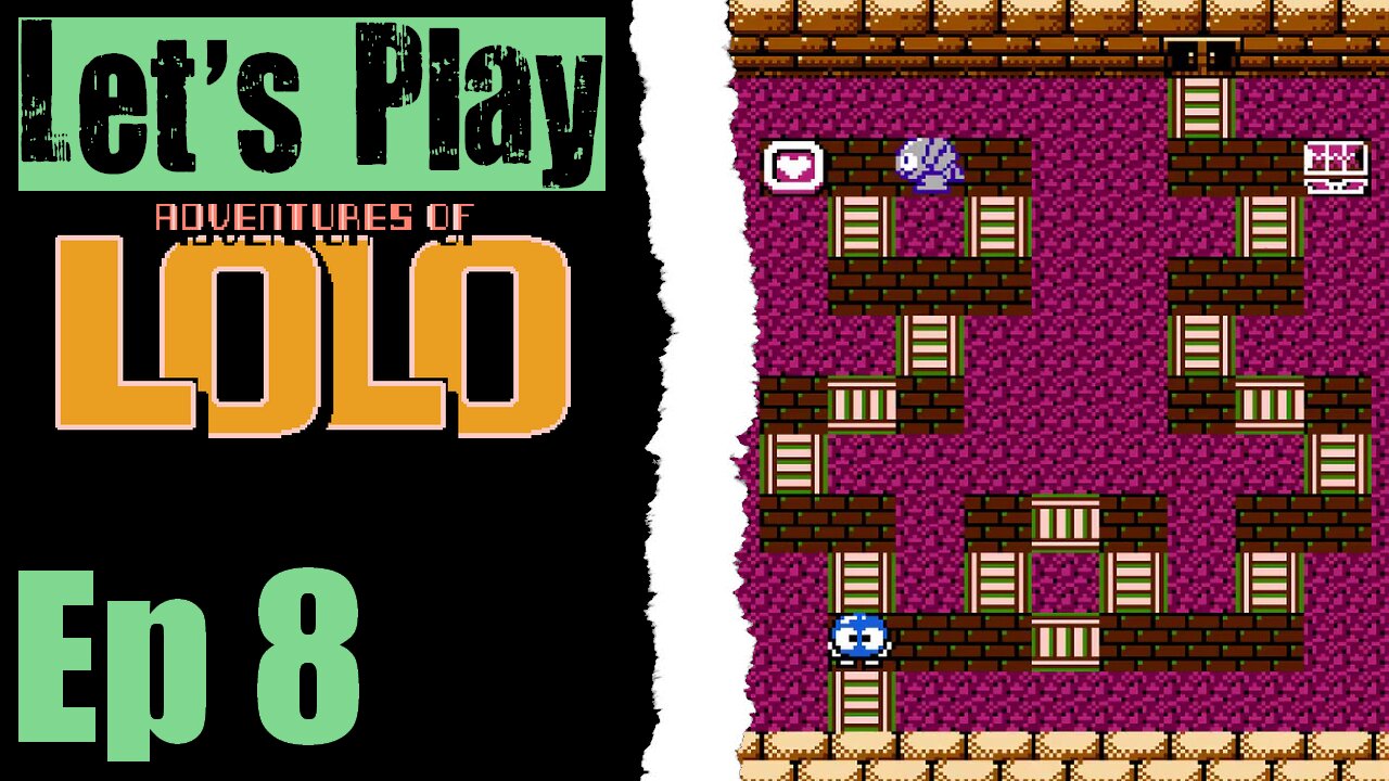 Let's Play Adventures Of Lolo - 08 Half Block Magic