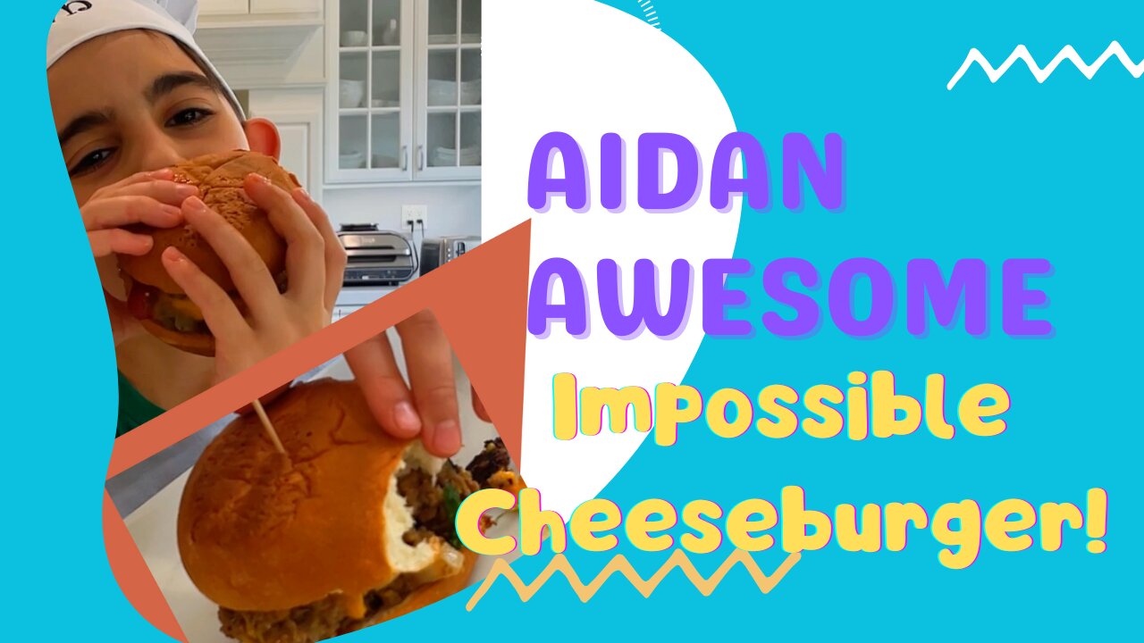 Easy Kid-Friendly Vegetarian Cheeseburgers! Impossible Burger Recipe
