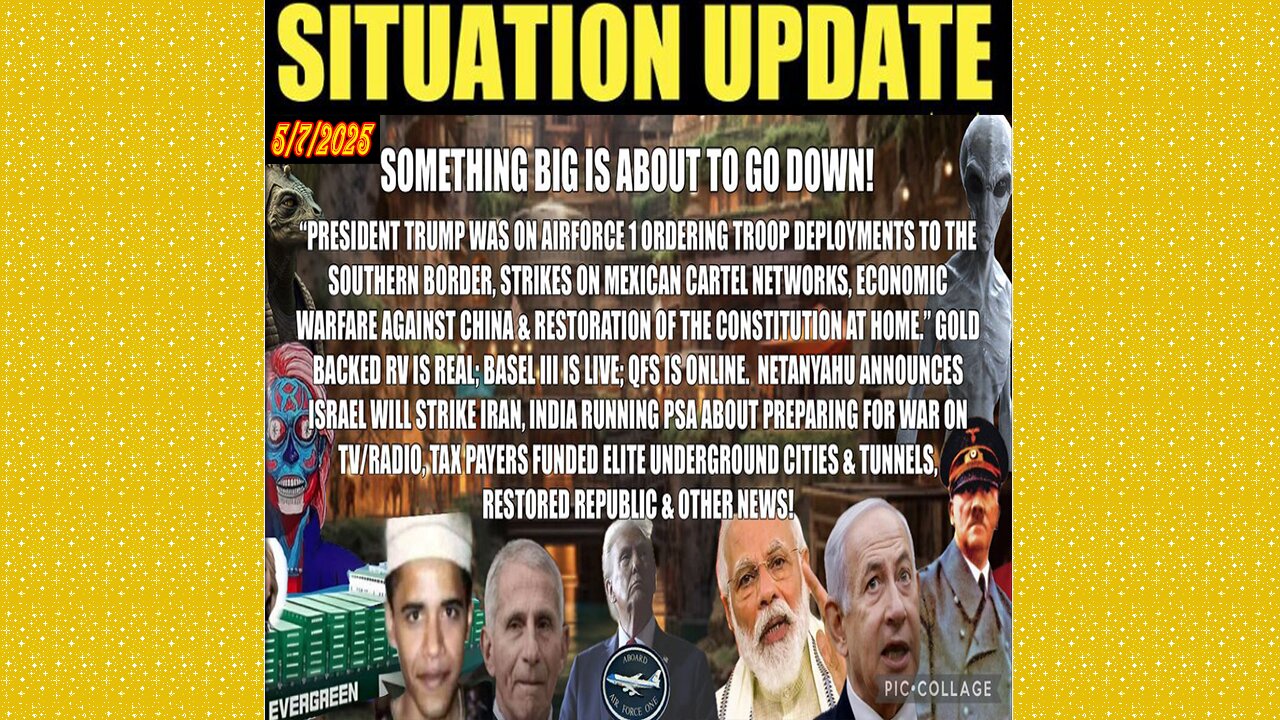 SG Anon. Juan O Savin ~ Situation Update 5/7/25 ~ Restored Republic > Judy Byington- Q+ White Hats