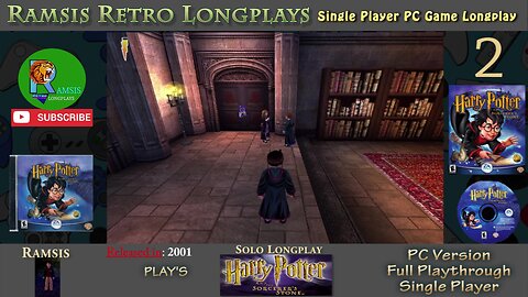 Harry Potter and the Sorcerer's Stone | PC Game | 2001 | Episode #2| Flipendo & Broomstick Training