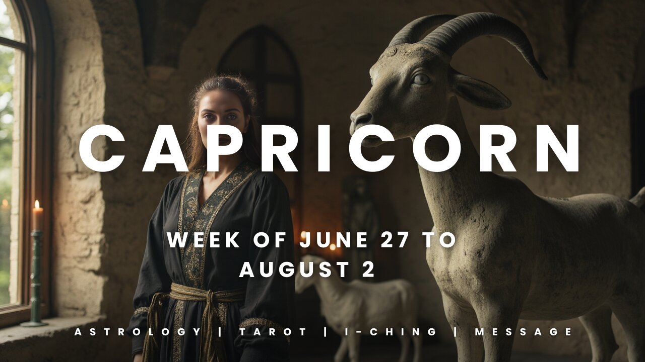 CAPRICORN Week of JULY 27 to AUGUST 2