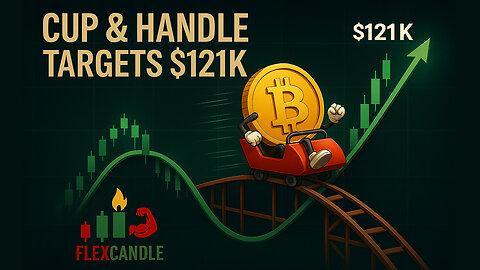 Bitcoin Cup & Handle Setup Targets $121K 📈 Weekly Falling Wedge Targets $135K? Ep. 117