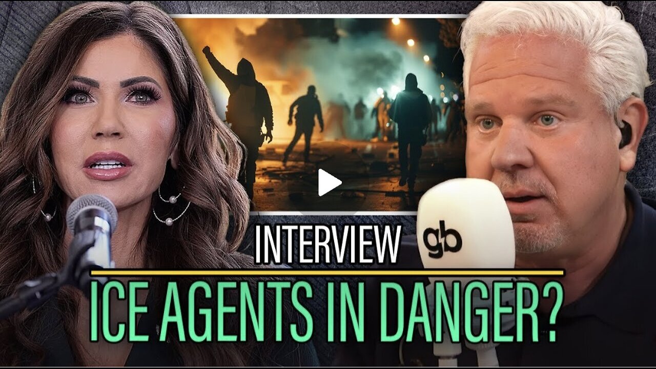 Glenn Beck ~ Kristi Noem reveals INSANE spike in anti-ICE attacks