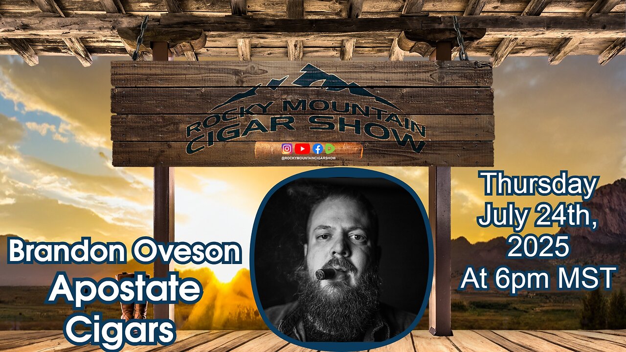 Episode 172: Brandon Oveson , Apostate Cigars, on the show this week.