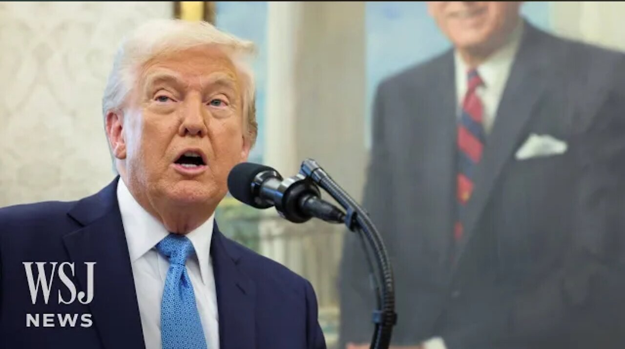 President Trump Says Tariffs With China Will Come Down Substantially | WSJ News