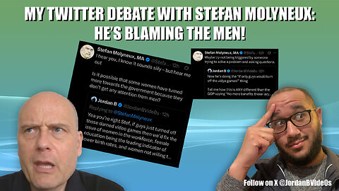 MY TWITTER EXCHANGE W/ STEFAN MOLYNEUX: HE DOESN'T UNDERSTAND THE CURRENT GENDER LANDSCAPE!