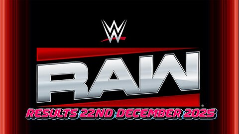 WWE Raw Results 22nd December 2025