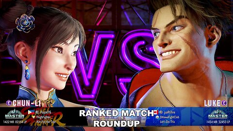 Kuya Kalbo SF6 Ranked Match Roundup. Chun Li Master Rank [Hori Fight Stick]