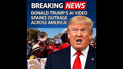 🚨 Donald Trump’s AI Video Sparks Outrage Across America! 🇺🇸