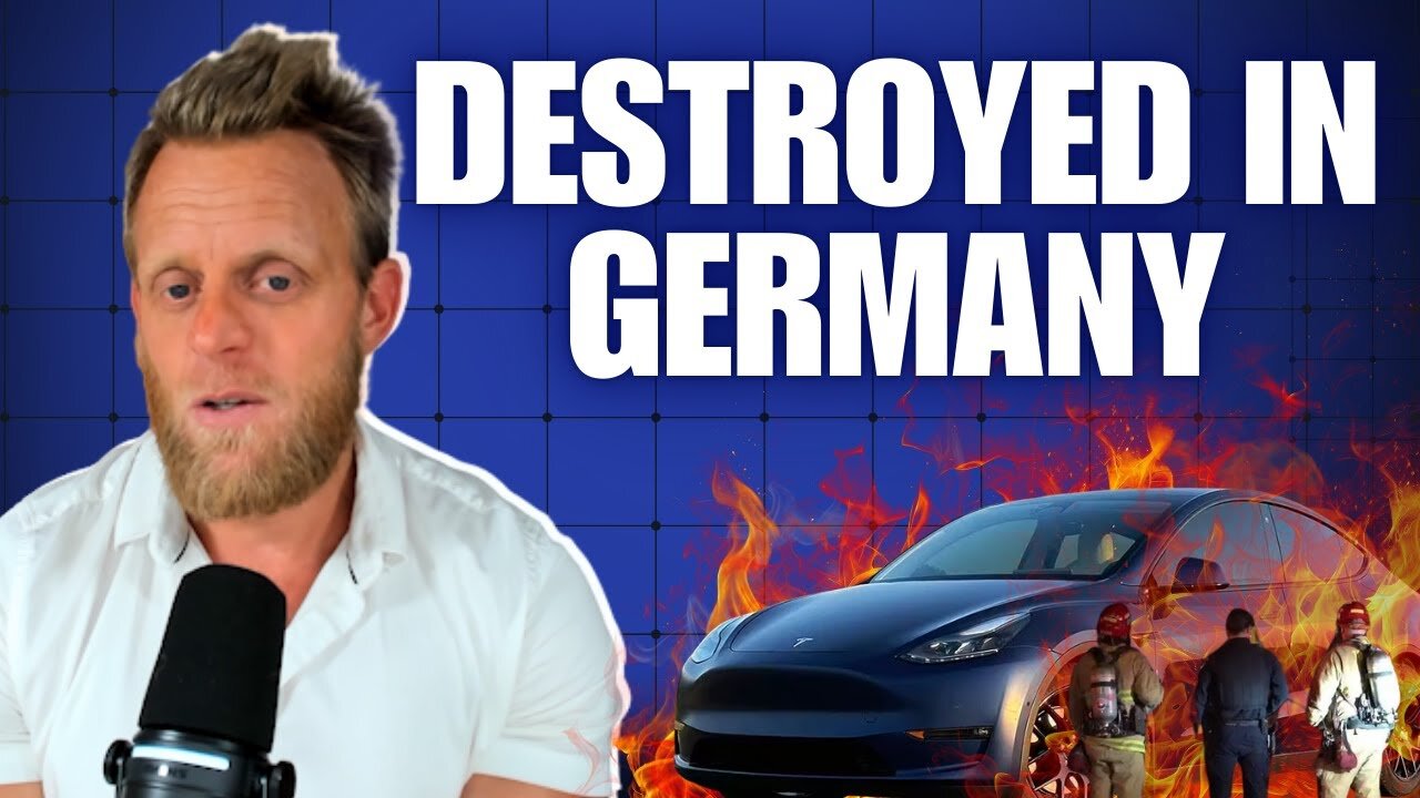 Germany's special police takeover as multiple Teslas set ablaze in Germany