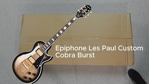 Epiphone Les Paul Custom Cobra Burst Exclusive demo #epiphone #guitar